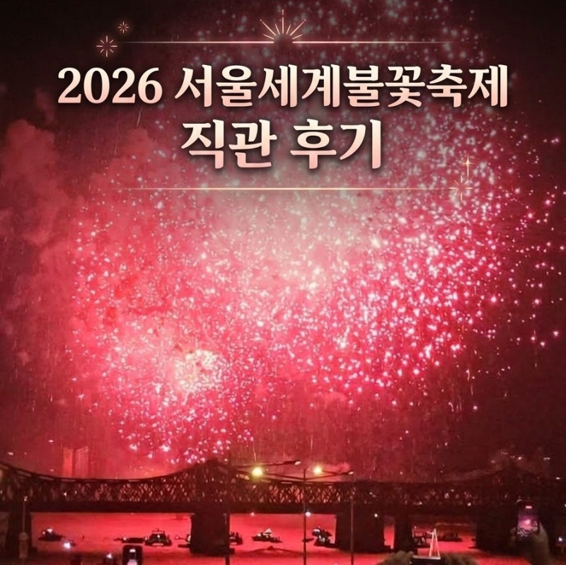 한화와 함께하는 2026 서울세계불꽃축제 직관 후기! 명당자리에서 본 불꽃축제 명당 추천 한....