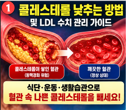 콜레스테롤 낮추는 방법, 약 먹기 전 나쁜 LDL 수치 130 밑으로 떨어뜨리는 식단 꿀팁