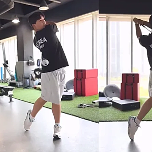 강호동 아들 강시후 폭풍 성장…188cm 피지컬에 KGA 78위, 골프 선수로 제대로 컸다