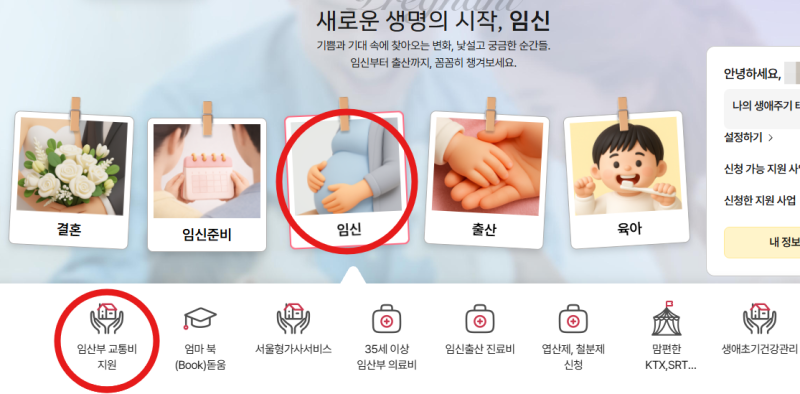 서울시 임산부 교통비 지원 신청 방법