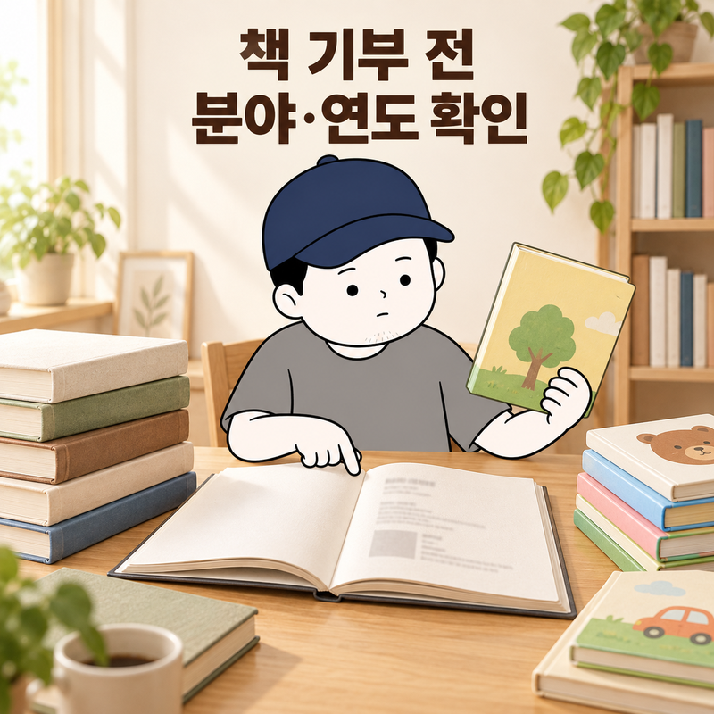 책 기부, 깨끗한 책도 보낼 수 없는 이유와 기관별 확인 기준