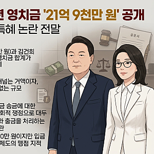 윤석열·김건희 영치금 21억 공개… 쟁점 3가지 완벽 정리 (증여세·특혜·한도)
