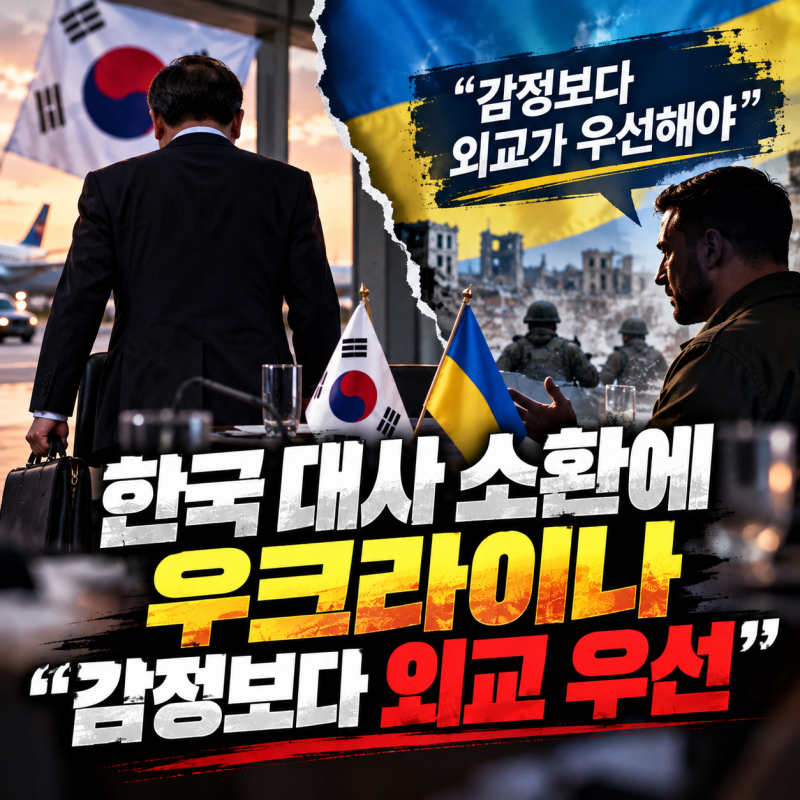 [국제] 한국 대사 소환에 우크라이나 “감정보다 외교 우선”…북한군 포로 송환 갈등 격화