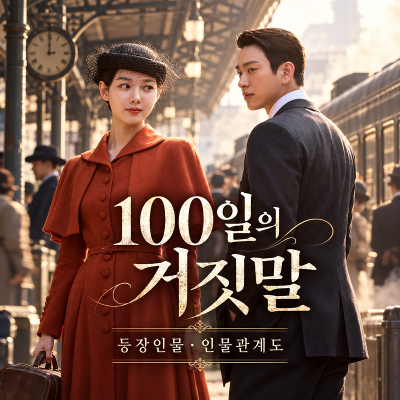 100일의 거짓말 출연진 ·등장인물·인물관계도｜김유정 소매치기→밀정 변신, 박진영과 100일....