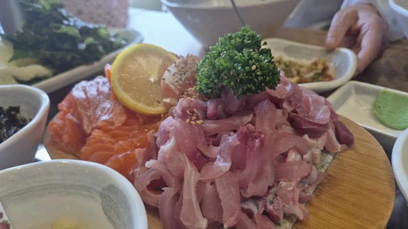 주왕산 맛집 주왕산송어 친구 셋이 청송 당일치기에서 송어회에 말을 잃은 날