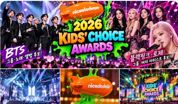 BTS·블랙핑크부터 '케데헌'까지… 미 대중문화 사로잡은 K콘텐츠, ‘키즈 초이스 어워즈’ 후....