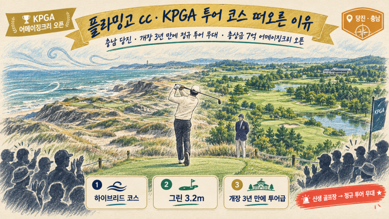 플라밍고 cc KPGA 투어 코스로 떠오른 이유