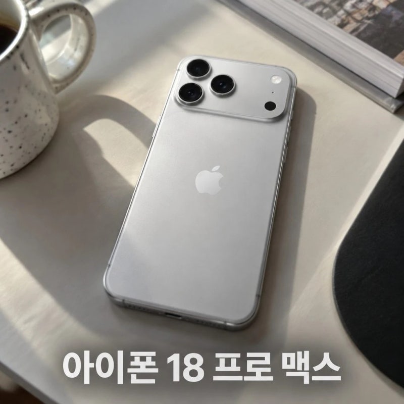 애플 아이폰 18 프로 맥스 자급제 512GB 실버 4차 예약 스펙 가격 총정리