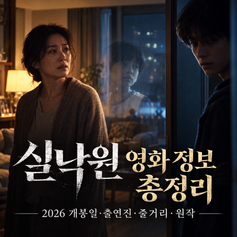 실낙원 영화 정보 총정리, 2026 개봉일·출연진·줄거리·원작까지