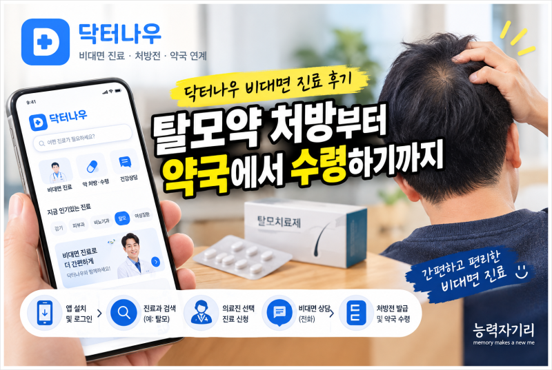 닥터나우 비대면 진료 후기｜탈모약 처방부터 약국에서 수령하기까지