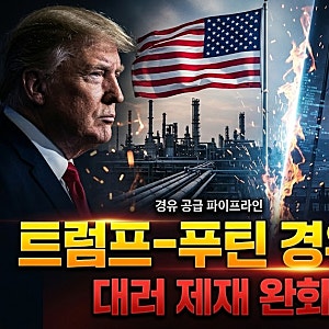 트럼프, 푸틴과 러 경유 공급 전격 합의…대러 제재 한시 완화 배경은?