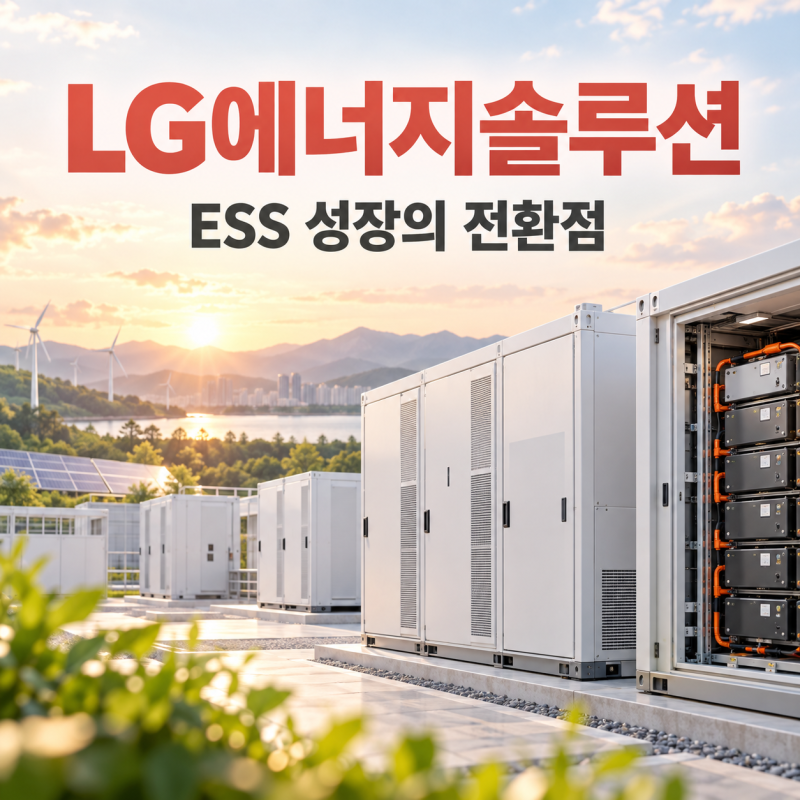 LG에너지솔루션 주가 전망, AI·ESS 수주 확대가 실적 회복의 전환점 될까?