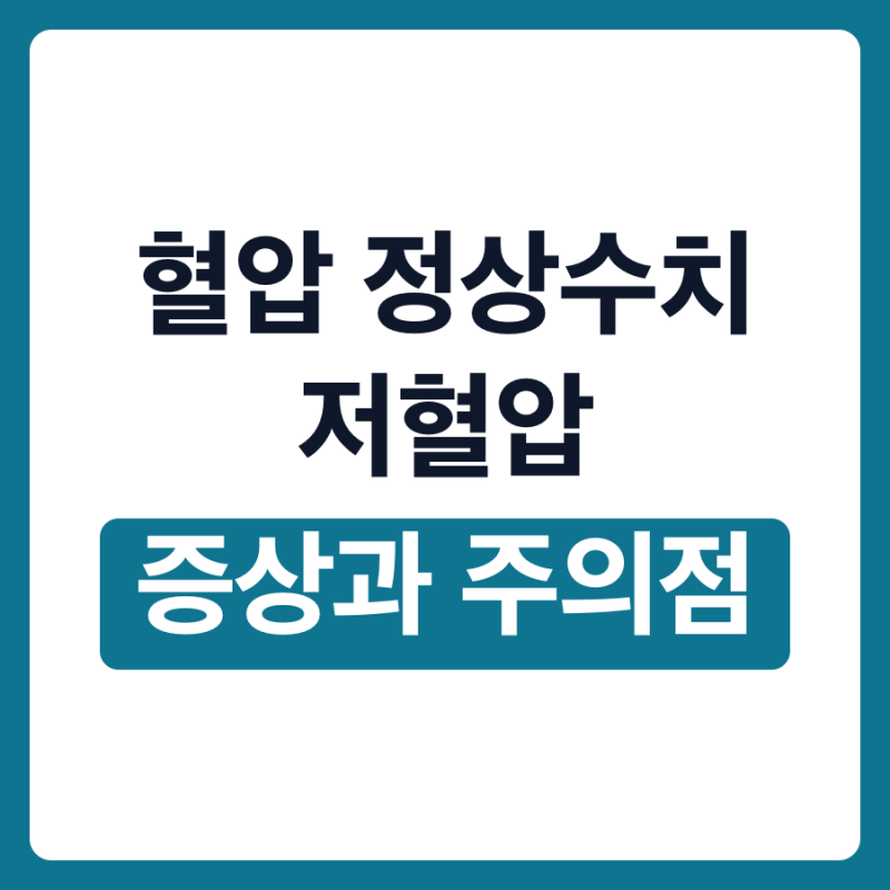 혈압 정상수치 저혈압 수치 범위 단계 증상 식후