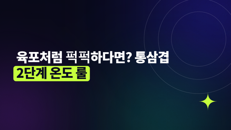 에어프라이어 통삼겹 육즙 지키는 법: 겉바속촉 2단계 온도 조절과 종이호일 사용 실수 Q&A