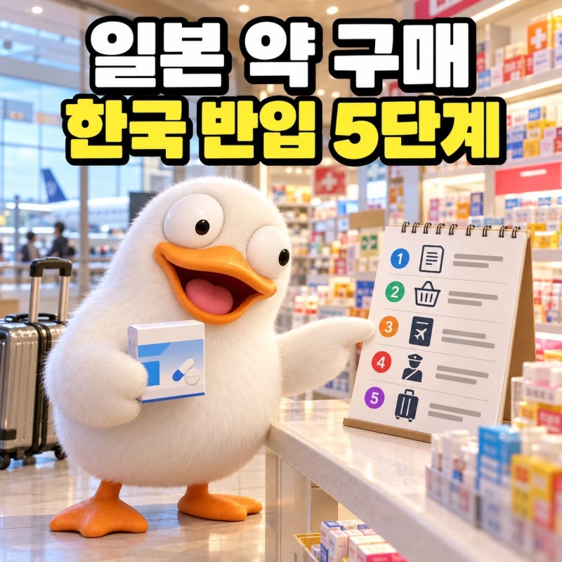 구매 전 필수 확인! 일본 약 한국 반입 주의사항, 진통제 성분 체크 5단계