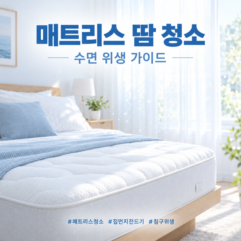 매트리스 땀 청소 방법과 누런 얼룩 깔끔하게 셀프 케어하는 팁