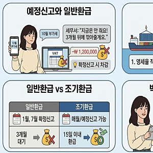 부가세 예정신고서엔 환급인데 통장엔 왜 안 들어올까? 조기환급 vs 일반환급 정리