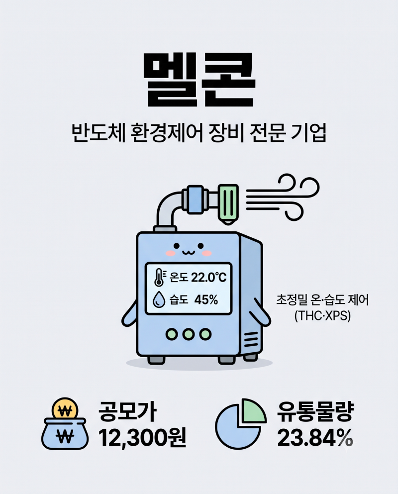 [멜콘] 삼성전자·SK하이닉스가 주요 고객인 반도체 환경제어 장비기업