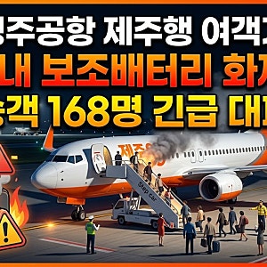 청주공항 제주행 여객기 보조배터리 화재 발생과 승객 대피 상황 정리