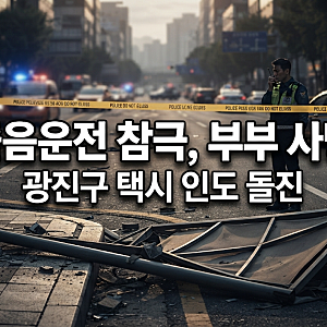 손님 태우고 인도 덮친 70대 택시… 40대 부부의 안타까운 참변 전말과 원인