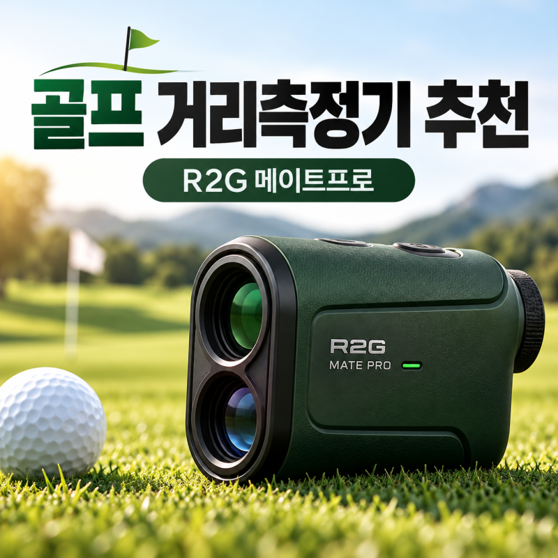 골프 거리측정기 추천, R2G 메이트프로가 눈에 띄는 이유 5가지