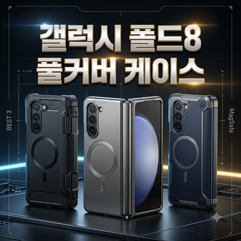 갤럭시Z 폴드8 울트라 힌지 풀커버 맥세이프 케이스 3종 비교 수백만원 폰을 지키는 진짜 선....