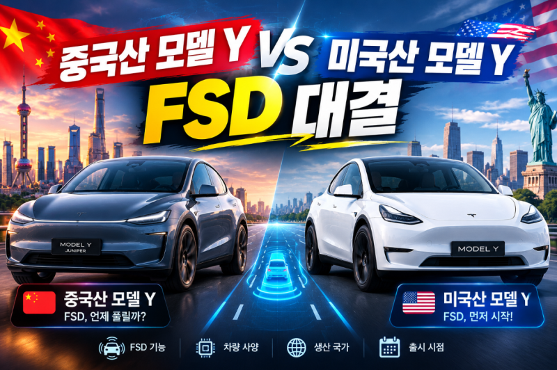 중국 생산 테슬라 모델Y FSD 언제 풀릴까? 한국 출시 가능성과 예상 시점