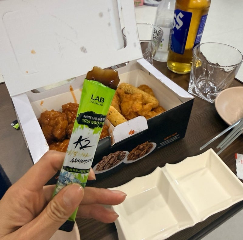 [숙취해소제 음료와 다른 스틱 젤리] 약국 숙취해소제 추천 랩온랩 K2 후기