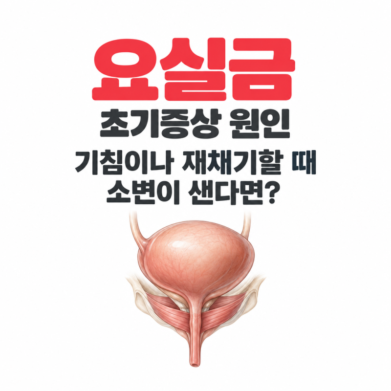 요실금 초기증상 원인, 기침이나 재채기할 때 소변이 샌다면?