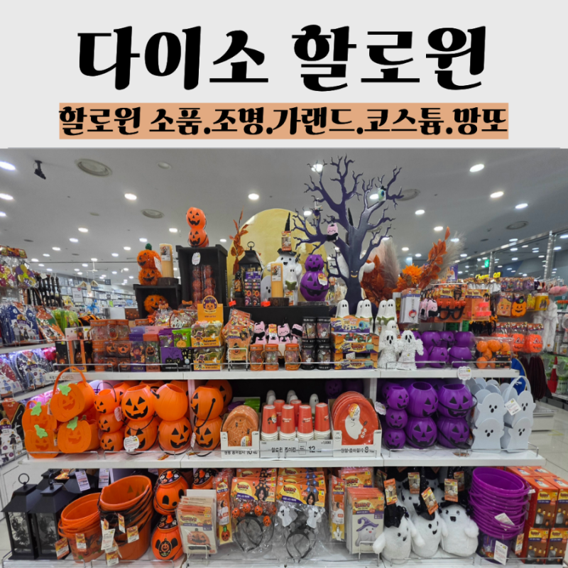 [다이소 동백점] 할로윈 소품 총정리! 코스튬&머리띠&조명 가성비 폭발