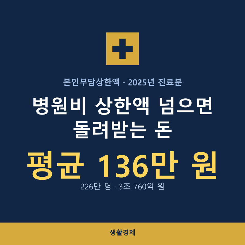 본인부담상한액 2025 소득분위별 89만~826만 원, 건강보험료로 내 분위 찾고 환급금 계산 (평균 ....