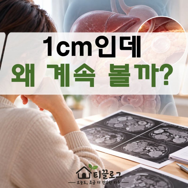 췌장 물혹 1cm밖에 안 된다는데… 왜 MRI를 또 찍으라고 할까?