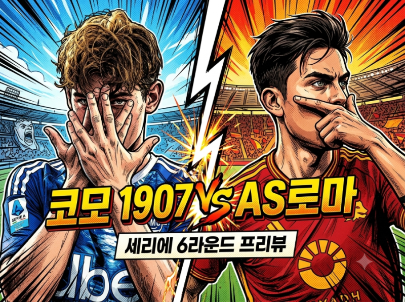 코모1907 vs AS로마 세리에 6R 프리뷰 분석 라인업 10.11