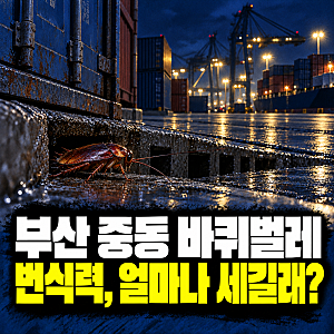 부산 감만항 중동 바퀴벌레 정착?, 투르키스탄 바퀴 번식력과 방제 대책