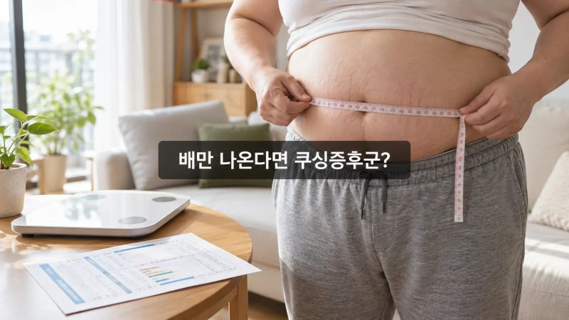 다이어트해도 배만 볼록하다면? 의심해야 할 쿠싱증후군
