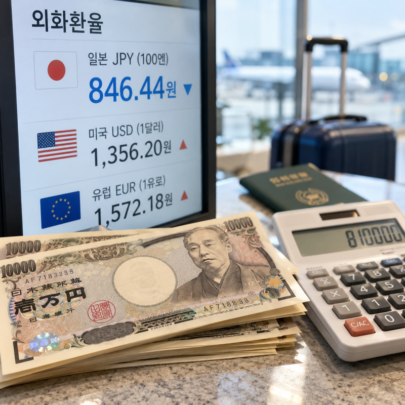 엔화 환율 전망 일본 금리 인상과 100엔당 환율 변동