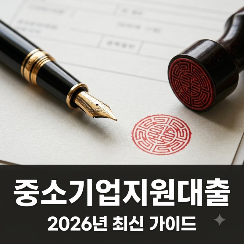 중소기업지원대출 2026 완벽 가이드: 정책자금 종류와 신청 방법