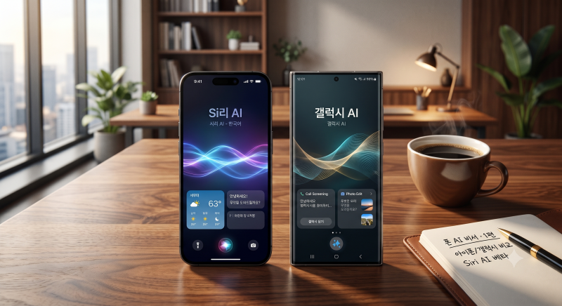 내 폰에도 AI가 있다고?아이폰·갤럭시 AI 기능 한눈에 비교 (2026년 기준)