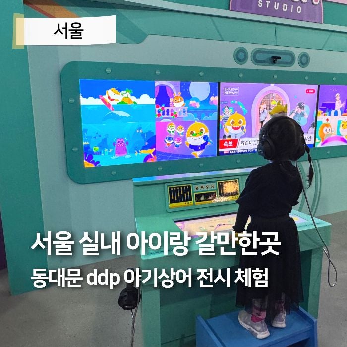 서울 실내 아이랑 갈만한곳 아기상어 DDP 전시 체험 놀거리 예매 할인 꿀팁 주차