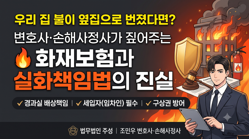 [객관적 보험 가이드 7편] 화재보험 & 실화책임법: 우리 집 불이 옆집으로 번졌을 때 벌어지는....