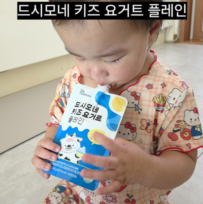아이간식 추천 가을소풍에도 좋은 드시모네 키즈요거트 플레인 후기