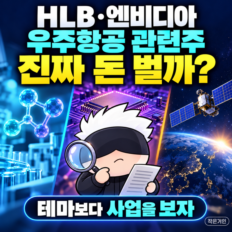 HLB그룹·엔비디아 수혜주·우주항공 관련주, 이름만 보고 사면 놓치는 것