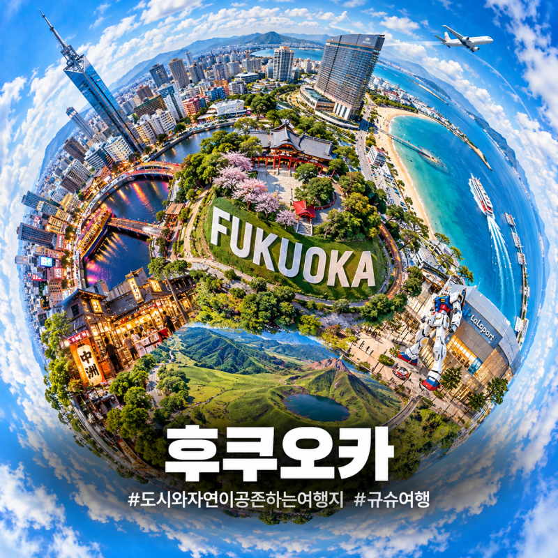 후쿠오카 2박 3일, 힐튼에서 하룻밤·유후인 산책·온천까지