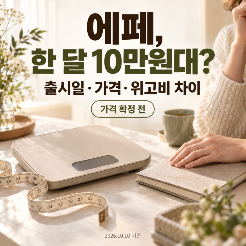 한미약품 비만치료제 에페/ 가격·효과,출시일, 위고비·마운자로와 차이점
