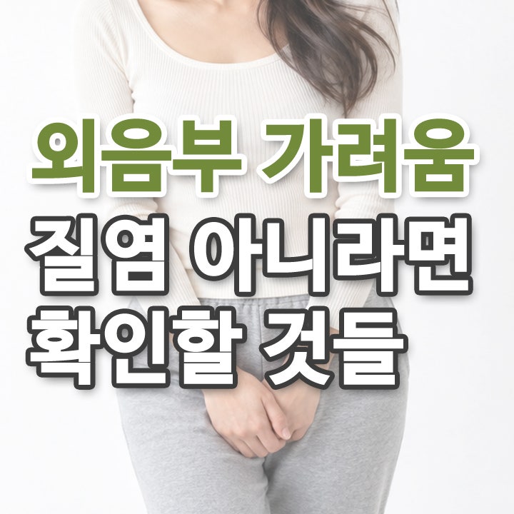 생식기 가려움 질염 아니라면? 반복될 때 확인할 것들