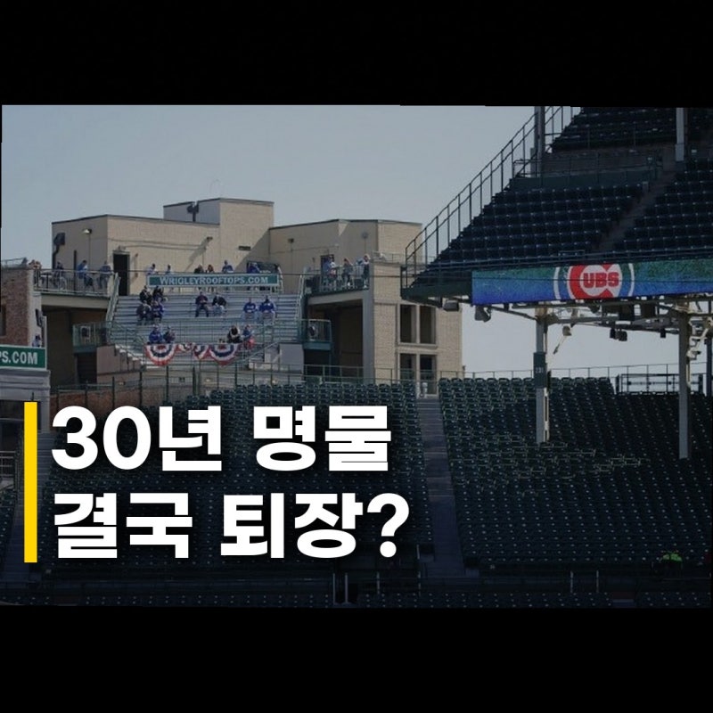 시카고 컵스 옥상 관람석 퇴장, 30년 명물 역사 뒤로하고 문 닫나