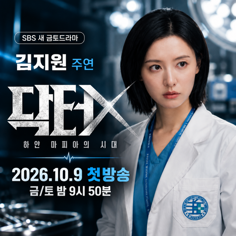 닥터X 김지원, 등장부터 소름… “너도 의사야?” 첫방 11.4% 터진 이유 (+방송일·출연진·등장....