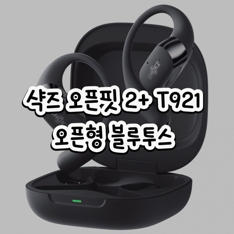 샥즈 오픈핏 오픈형 이어폰 T921 샥스오픈핏 샨즈 2+ 블루투스 구매 전 비교 항목