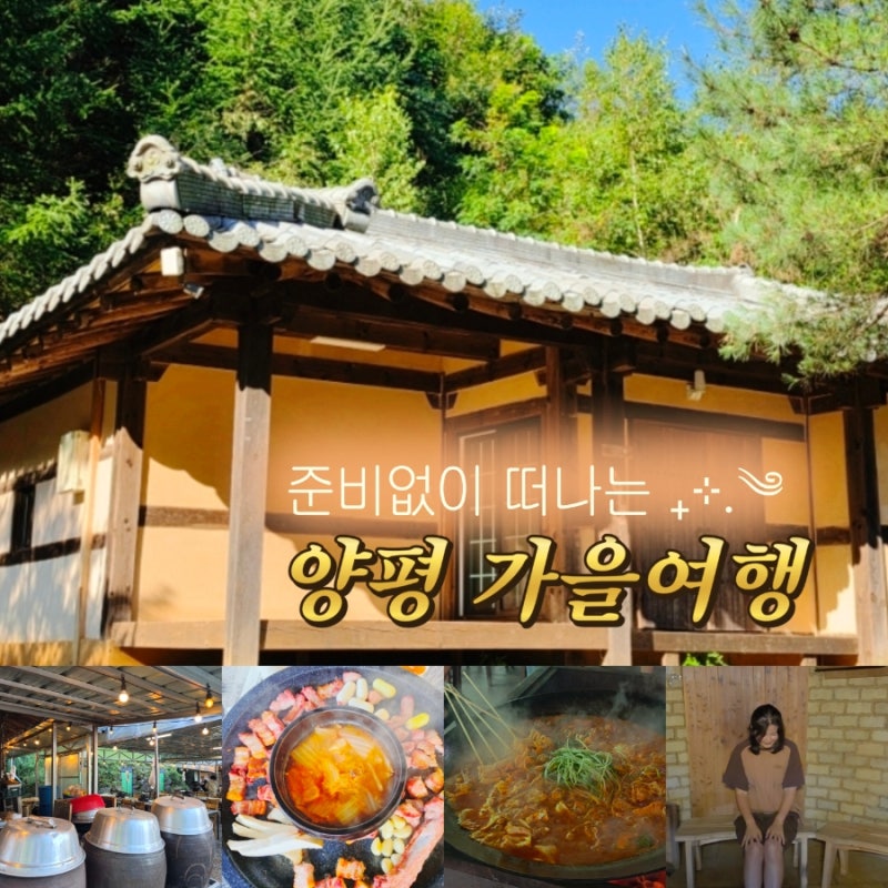 양평 한옥펜션 독채 감성펜션 바베큐 무제한에 조식까지! 경기도 양평 숙소 추천 맑은숲캠프