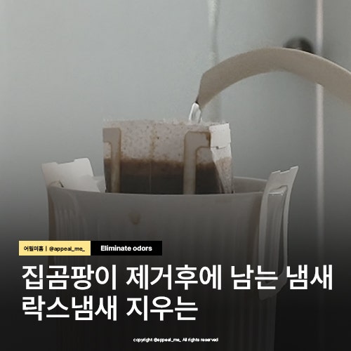 벽지곰팡이는 제거했는데 락스냄새가 가득해요! 락스냄새지우는법